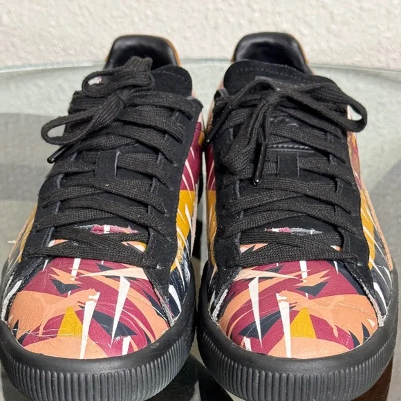 PUMA CLYDE MOON JUNGLE x Natural Multicolor Size 8.5 US Men's Sneakers - Picture 3 of 13